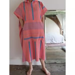 Surf Poncho - Changewear (Coral/mediterranean blue)