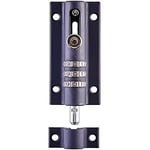 Serrure de porte Squire Combi Bolt (COMBI3) - Pêne de verrouillage à combinaison 3 roues - Corps moulé résistant aux intempéries - Pêne coulissant inviolable - Serrure de porte de haute sécurité pour la maison et les garages (Navy Blue, 92 mm)