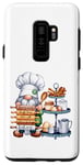 Coque pour Galaxy S9+ Bakery Gnome Chef Pancake Dough Boss Décoration de Cuisine Poster
