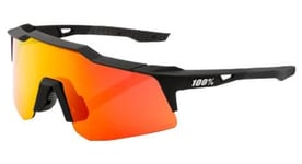 Lunettes 100  speedcraft xs   soft tact black   hiper red multilayer