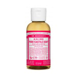 Savon liquide Dr Bronner's 60 ml Roses