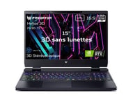 PC Portable Gaming Acer Predator Helios 3D 15 SpatialLabs Edition PH3D15-71-93F4 15.6" Intel Core i9 32 Go RAM 1 To SSD Noir