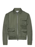 Nylon Boxed Cargo Jacket Khaki HAN Kjøbenhavn