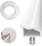 Joint Porte, Joint Fenetre Pvc, Joint De Porte Contre Les Courants D'Air, Joint De Porte Pour Isolation Acoustique Et Anti-Collision, Joint D'Étanchéité Pour Porte En Bois, 15M, Blanc