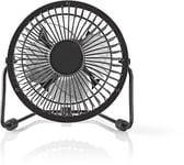 Nedis Mini Fan USB Powered - Svart