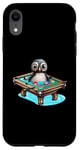 iPhone XR Billiards Penguin Hustler Pool Snooker Playing Pool Games Case