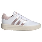 adidas Women's Court Platform Shoes, Cloud White/Sandy Pink met/Sandy Pink, 8.5 UK