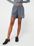 UNDER ARMOUR Womens Challenger Knit Short -grey, Grey, Size S, Women