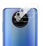 NOKOER Back Camera Lens Protector for Xiaomi Poco X3 Pro/Poco X3 NFC, [3 Pack] Ultra-Thin 2.5D HD Camera Lens Tempered Glass Protector Film - Transparent