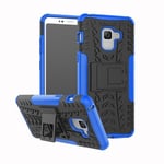 Samsung Galaxy A8 Plus 2018      Heavy Duty Case    Blue