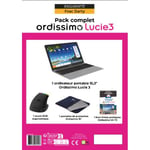 Pack PC Portable Ordissimo Lucie3 15,6" Intel® Pentium N5030 4 Go RAM 128 Go SSD Gris + souris ergonomique + pochette de transp