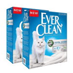 Total Cover - Cat Litter 10 L x 2 - Katt - Kattesand - Ever Clean