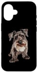 iPhone 16 Miniature Schnauzer Chocolate Case