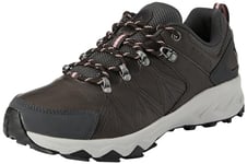 Columbia Women's Peakfreak 2 Outdry Leather Waterproof Low Rise Hiking Shoes, Grey (Ti Grey Steel x Salmon Rose), 4.5 UK