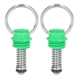 (Green)2Pcs Keg Pressure Relief Valve Ball Lock Lid Accessory Pull Up The 