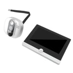 Wireless Video Doorbell Camera With 4.3 Inch Color LCD Monitor WiFi Smart SLS