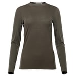 Aclima Womens Lightwool Undershirt Long Sleeve (Grå (TARMAC) Small)