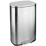 Dihl 50L Kitchen Pedal Bin Removable Inner Bucket Soft-Close Lid