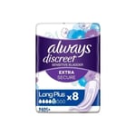 Always Discreet Incontinence Pants Women Long Plus 8 pads.