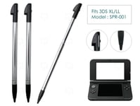 3 x Black Stylus for Nintendo 3DS XL/LL Metal Extendable Retractable Parts Pen