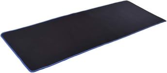 Tapis de souris de jeu, grand tapis de souris antidérapant avec bords cousus pour ordinateur portable, PC, jeu, tapis de bureau - Taille : 31,5 x 11,8 pouces - Bleu.[G952]