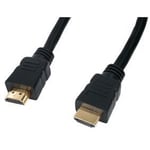 CABLE HDMI male/male 1.3 PLAQUE OR - 1.5M