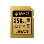 LEXAR SD 256GB U3 V60 UHS-II R280/W210 ARMOR