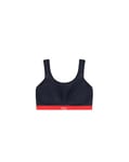 Champion Women's Shock Absorber SN109 Active D+ Classic Bra, Dark Blue/Red, 32D