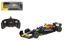 ColorBaby 41287 Rastar Voiture télécommandée F1 Oracle Red Bull Racing RB18, licence officielle, échelle 1:18, Formule 1, véhicule radiocommandé, fréquence 2,4 GHz, 6 directions, jouets radiocommandés