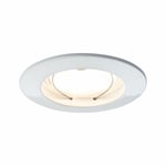 Paulmann Lampes Encastrées Set Coin Satiné Rond Rigide LED 3x6, 8W 2700K 230V