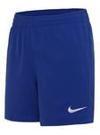 Nike Essential Lap 4" Volley Short - Blue, Blue, Size S=8-10 Years