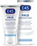 E45 Face Moisturiser - Hydrating Cream for Long-Lasting Moisturisation