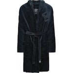 CR7 Cristiano Ronaldo Cotton Bathrobe Svart bomull Small Herr