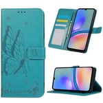 Fyriswho Coque pour Samsung Galaxy A05s 4G Étuis, Flip Rabat Folio Cuir PU Portefeuille Magnétique Emplacements Cartes Stand Feature Housse pour Samsung Galaxy A05s 4G (6.7") - Bleu