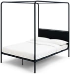 Habitat Damon 4 Poster Double Metal Bed Frame - Black