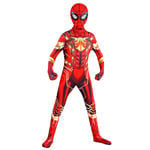 Spider-Man-dräkt barn Halloween utklädningsdräkt overall för barn 120cm