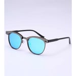 Herrsolglasögon damdesignermärke Körglasögon HD Polarized masculino Herrglasögon Tillbehör Solglasögon för män Oculos black-blue Black