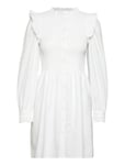 Onlaspen L/S Smock Dress Wvn White ONLY