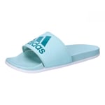 adidas Women's Adilette Comfort Slides Sandals, Aqua/Arctic Fusion/Crystal White, 4 UK