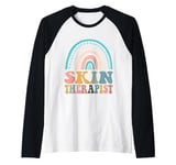 Skin Therapist Skincare Therapist Licensed Esthetician Care Raglan Baseball Tee