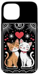 iPhone 15 Tarot Card Mystic Cats | The Lovers Valentines Day Couples Case