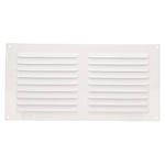 Amig - Grille de ventilation rectangulaire en Aluminium | Grilles d'aération pour sortie d'air | Idéal pour plafond de cuisine et de salle de bain | Dimensions : 150 x 300 mm | Couleur: Blanc