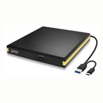 USB 3.0 External DVD Drive Portable CD DVD Drive Player External CD Burner Re...