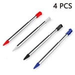 4 st snygga färgade pekstift pennor pekstift set handhållen teleskopisk stylus spelkonsol stylus för Nintendo 3DS