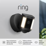 Camera Spotlight Plus Filaire(Spotlight Cam Plus Wired)|Camera De Surveillance Exterieure Wifi,1080P Video Hd,Audio Bidirectionnel,Projecteurs Led|Essai Protect Gratuit 30 J.