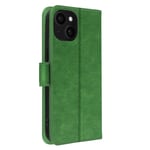 Case for iPhone 15 Plus Card-holder Cover Video Stand Feature Green