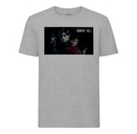 T-Shirt Homme Col Rond Resident Evil 2 Claire Redfield Leon Kennedy Game