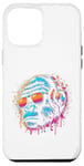 Coque pour iPhone 12 Pro Max Monkey DJ Disco Music Lover Gorilla Chimpanzee Casque audio