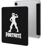 Étui Pour Ipad Pro 2021 Fortnite 12,9 Pouces Type D'ordinateur Portable Support À Trois Volets Avec Porte-Stylo Réveil/Veille Automatique