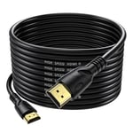 Jorenca 4K HDMI Cable 10m(HDMI 2.0,18Gbps) Ultra High Speed Gold Plated Connectors,Ethernet Audio Return,Video 4K@60Hz FullHD1080p 3D Compatible with HDTV,Blu-Ray,Xbox,Laptop,PS3/4/5/9,PC,ect